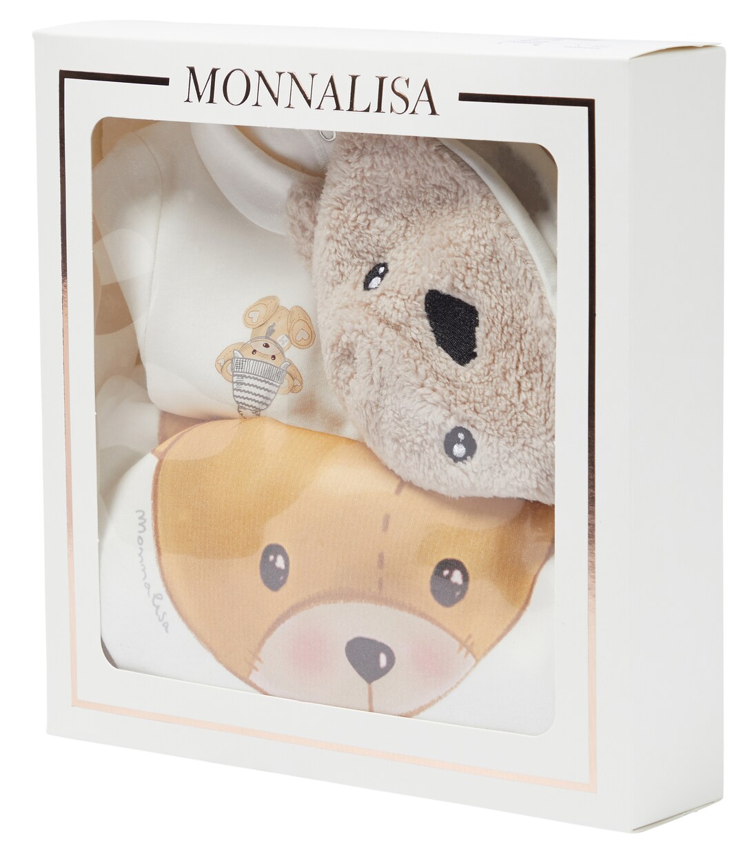 Baby Set aus Strampler und Mütze | Monnalisa