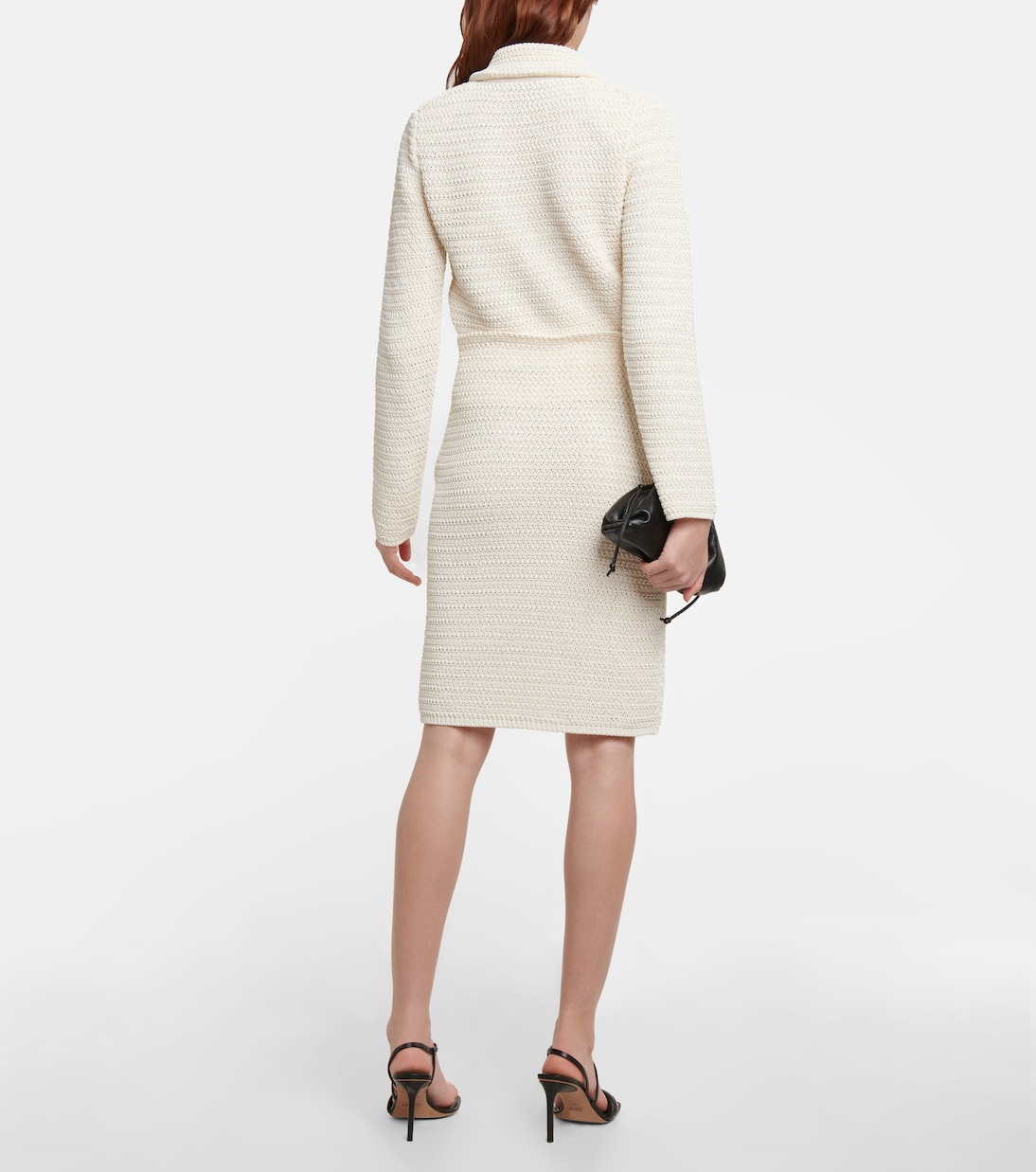 Modern Textures crochet pencil skirt | Dorothee Schumacher