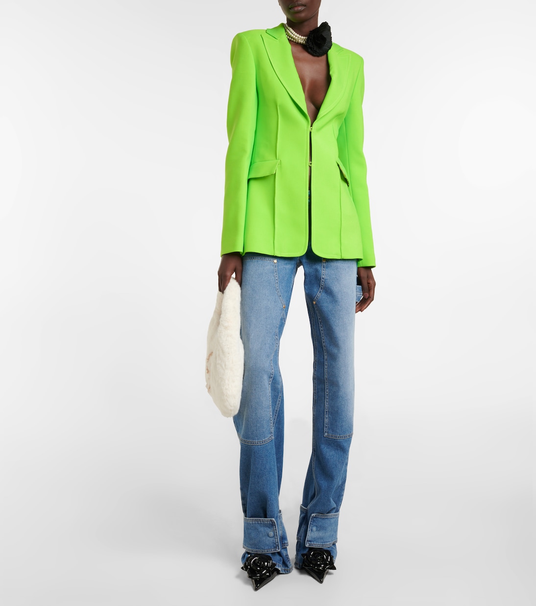 Crêpe blazer | Blumarine