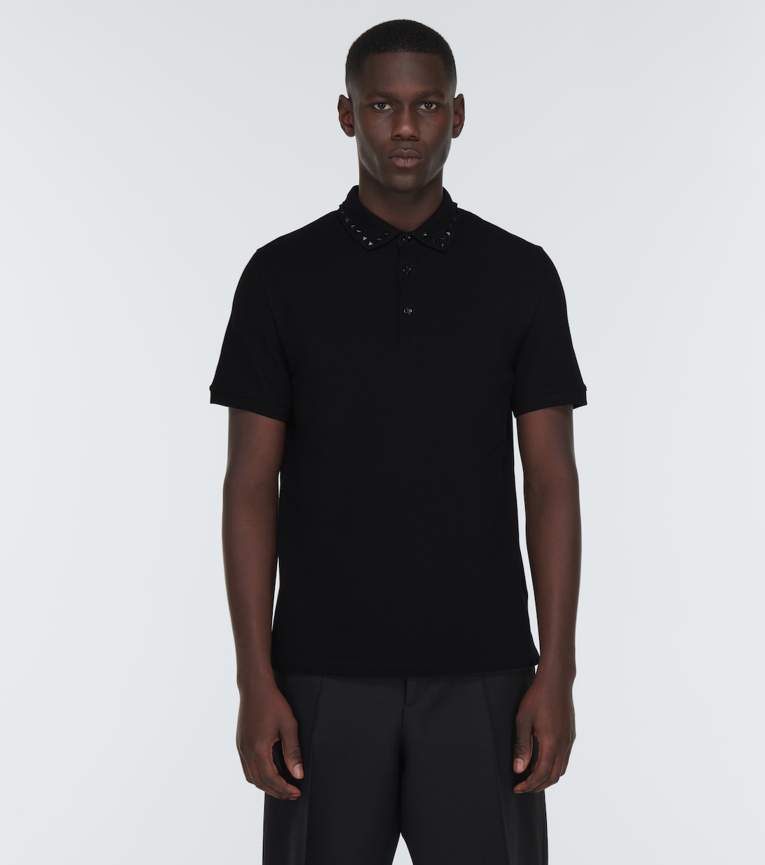 Rockstud cotton polo shirt | Valentino