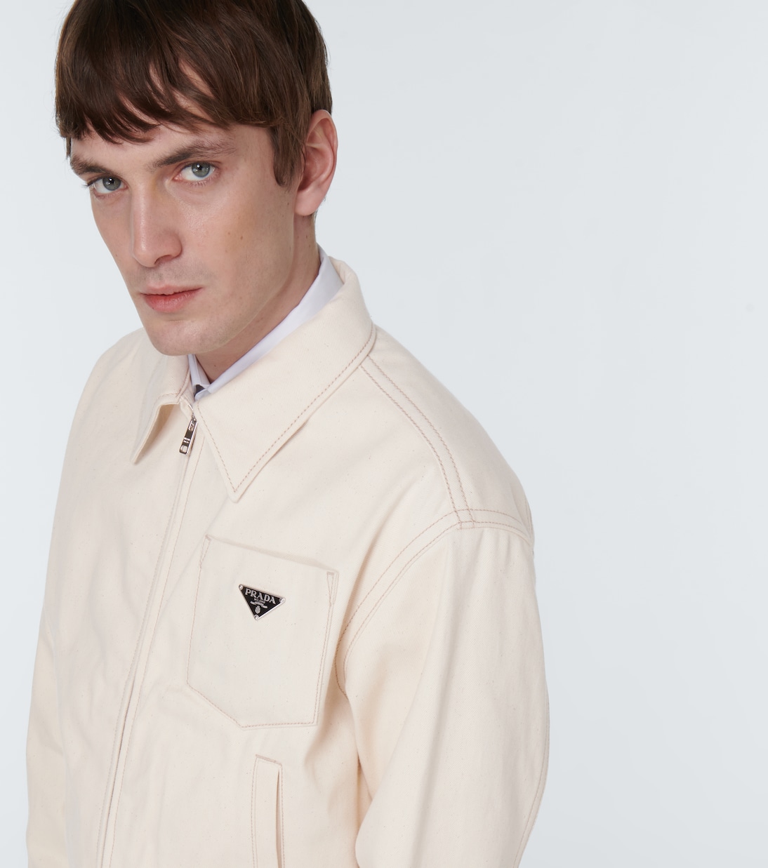Zip-up blouson jacket | Prada