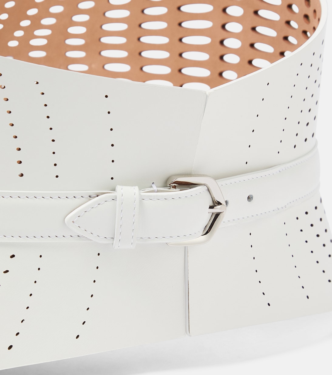 Cintura a corsetto Neo in pelle | Alaïa