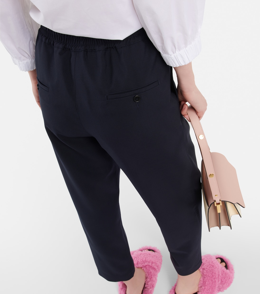 Straight virgin wool pants | Marni