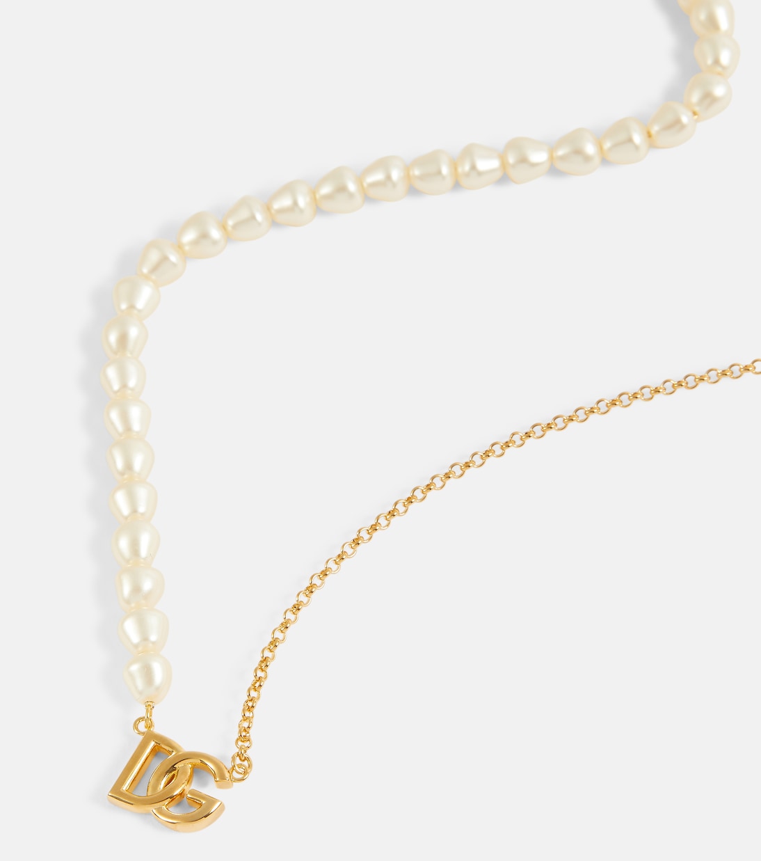 Collier DG à perles fantaisie | Dolce&Gabbana