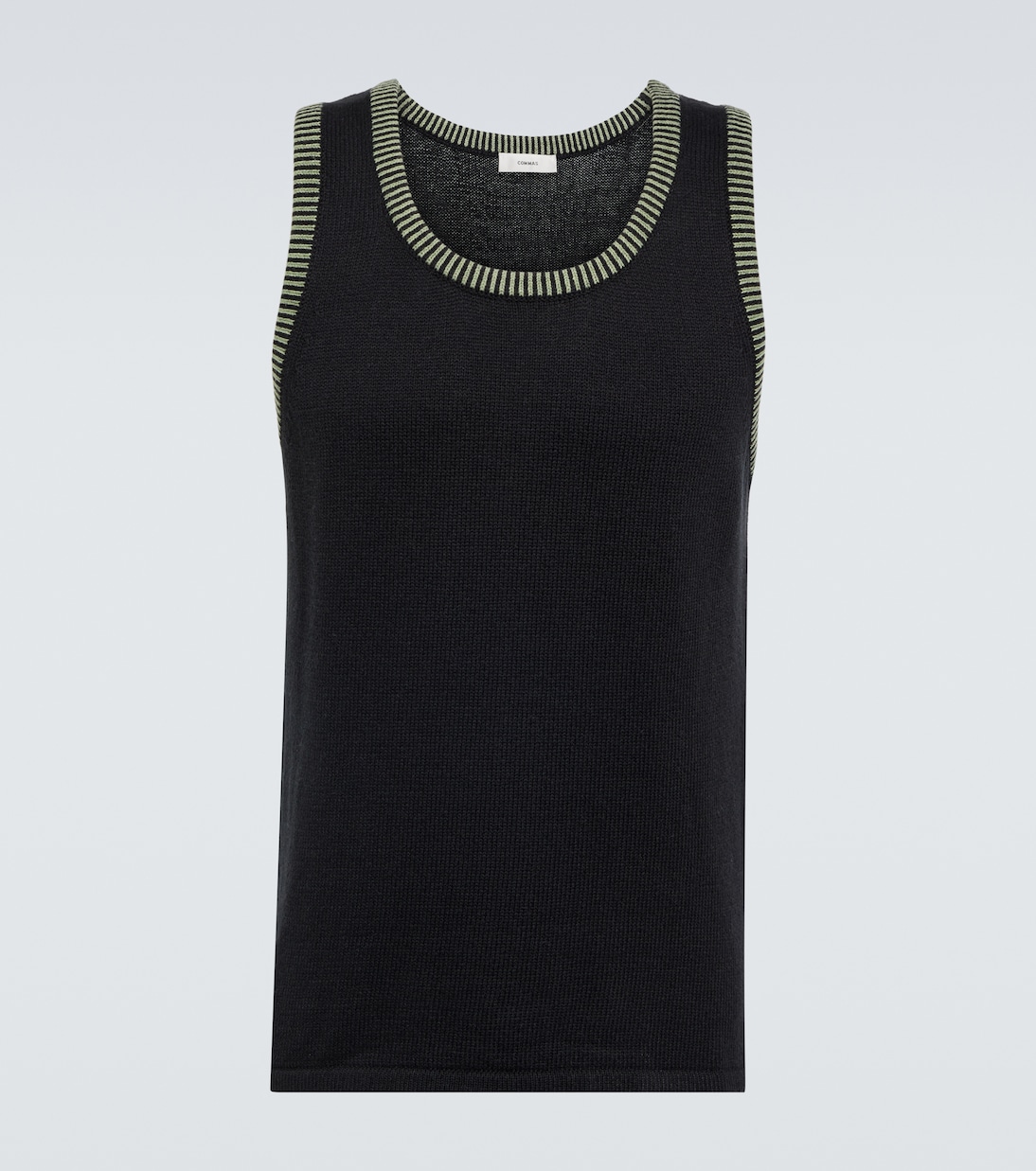 Sleeveless knitted top | Commas