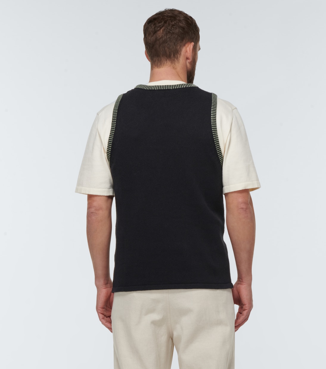 Sleeveless knitted top | Commas