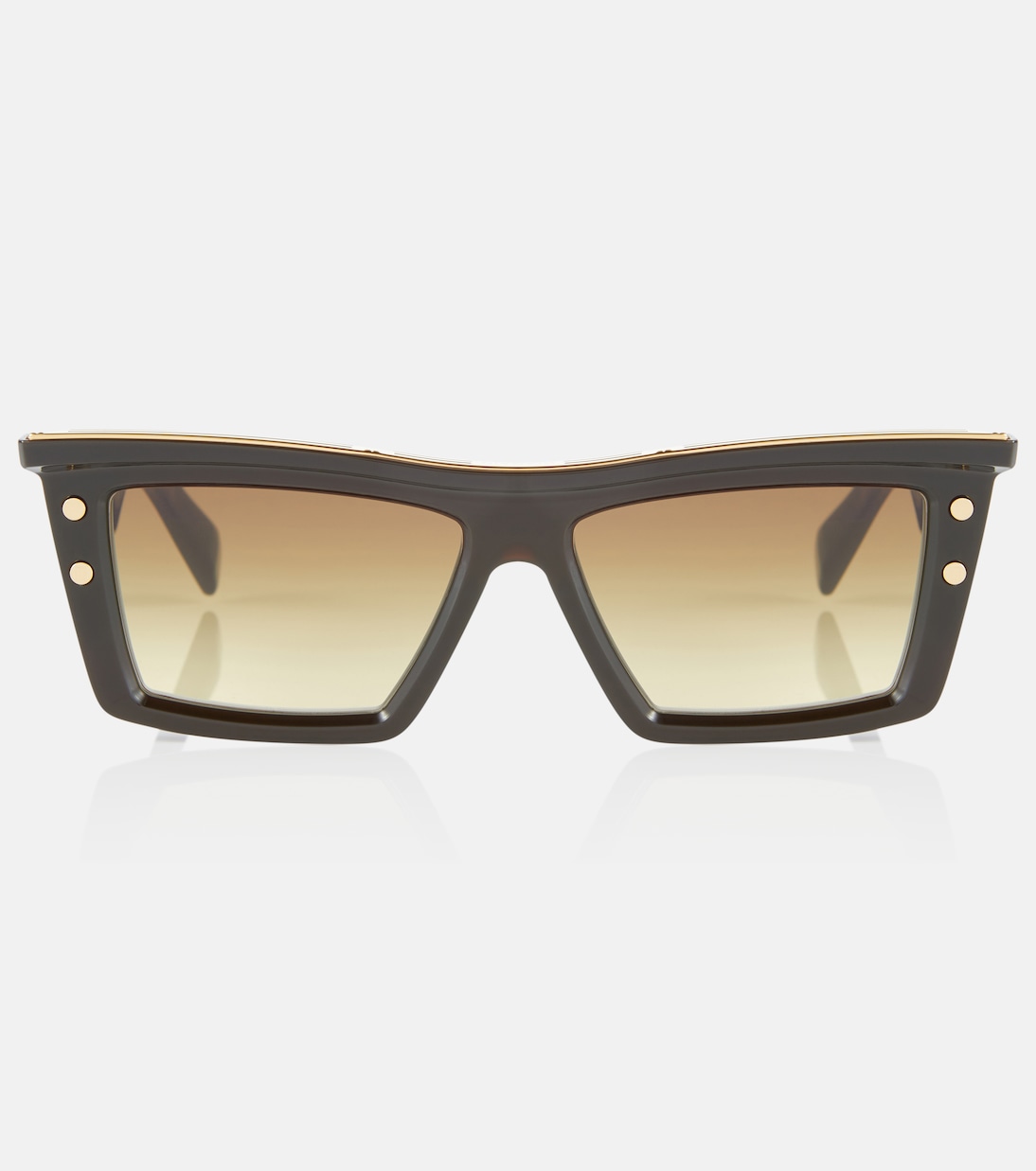 Occhiali da sole squadrati con logo | Balmain