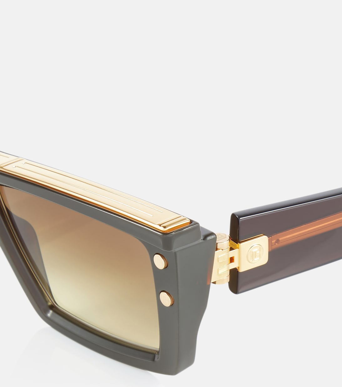 Occhiali da sole squadrati con logo | Balmain