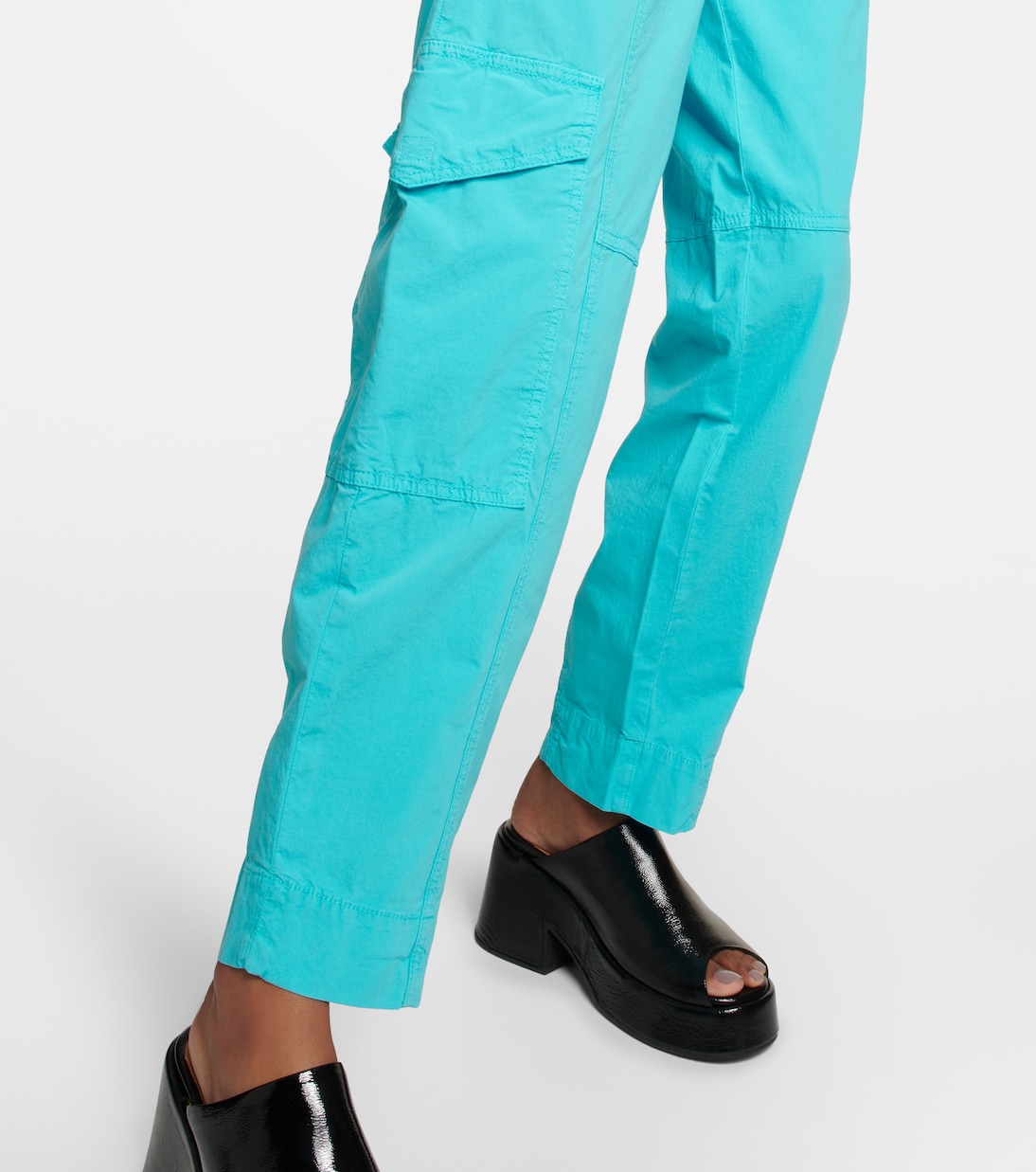 Pantalones en mezcla de algodón | Ganni