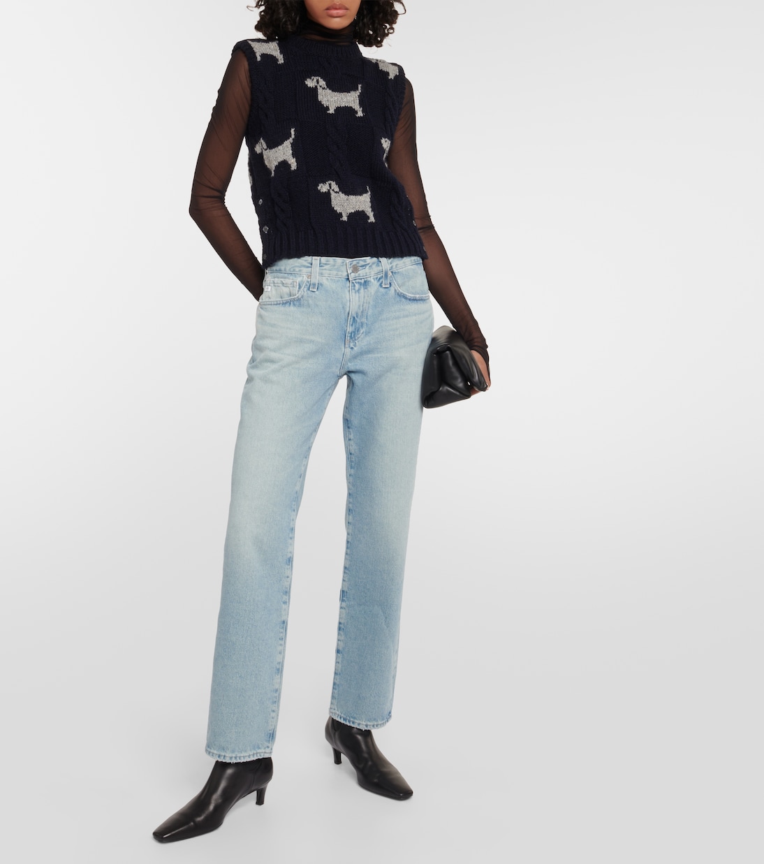 Remy low-rise straight jeans | AG Jeans