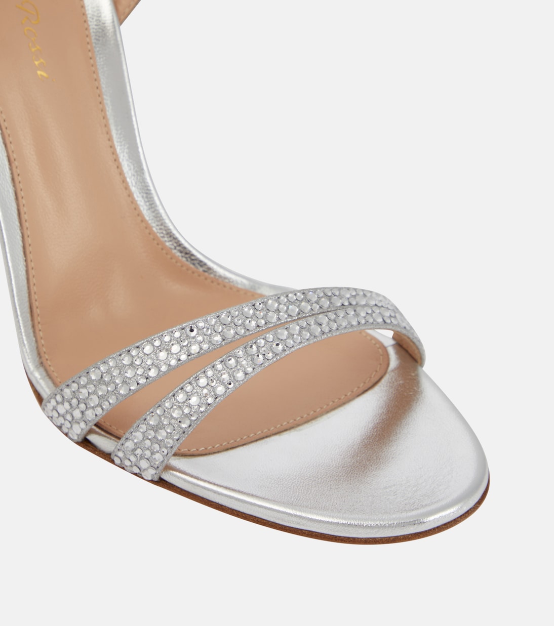 Sandali in pelle con cristalli | Gianvito Rossi