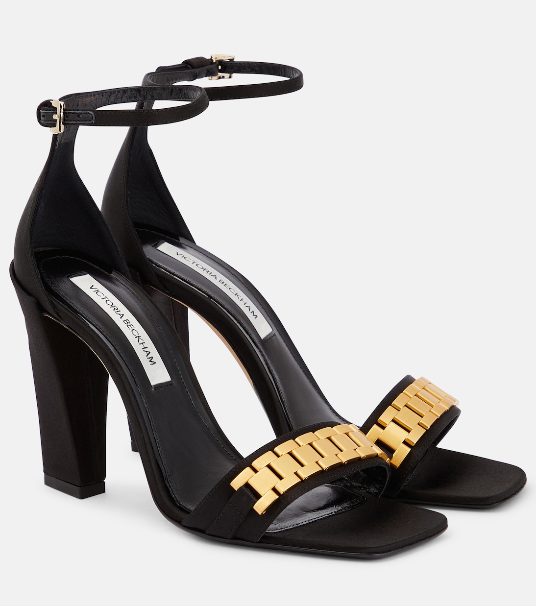 Sandali Mila Chain in suede | Victoria Beckham