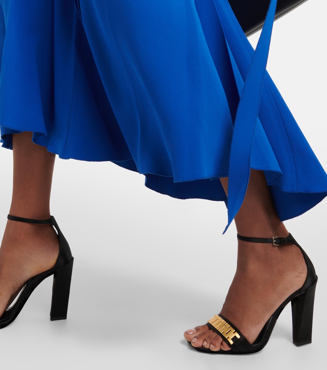 Sandali Mila Chain in suede | Victoria Beckham