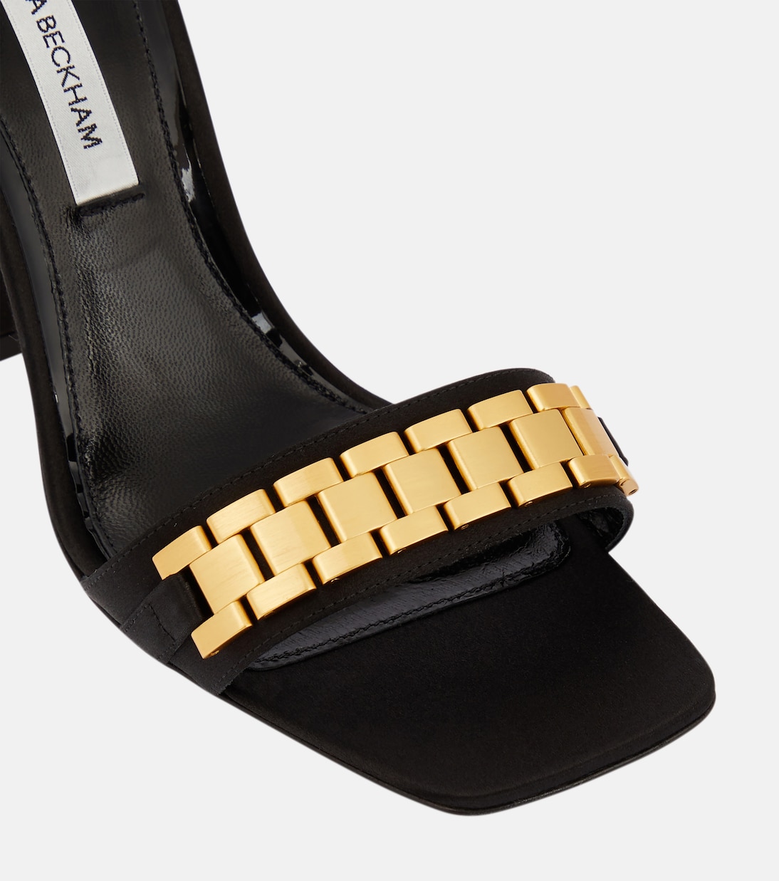 Sandali Mila Chain in suede | Victoria Beckham