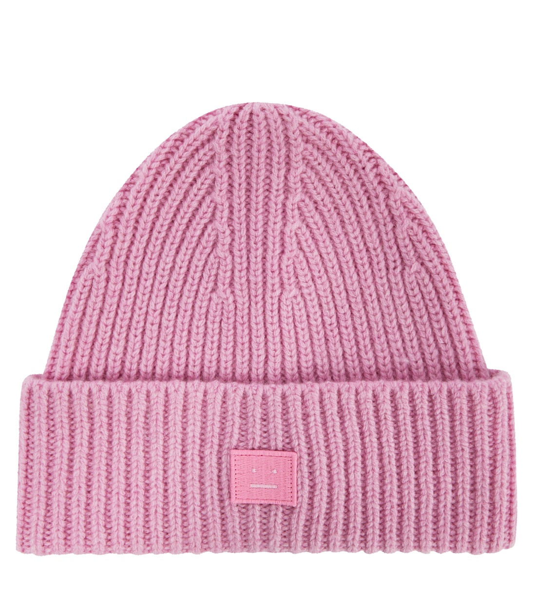 Face ribbed-knit wool beanie | Acne Studios Kids