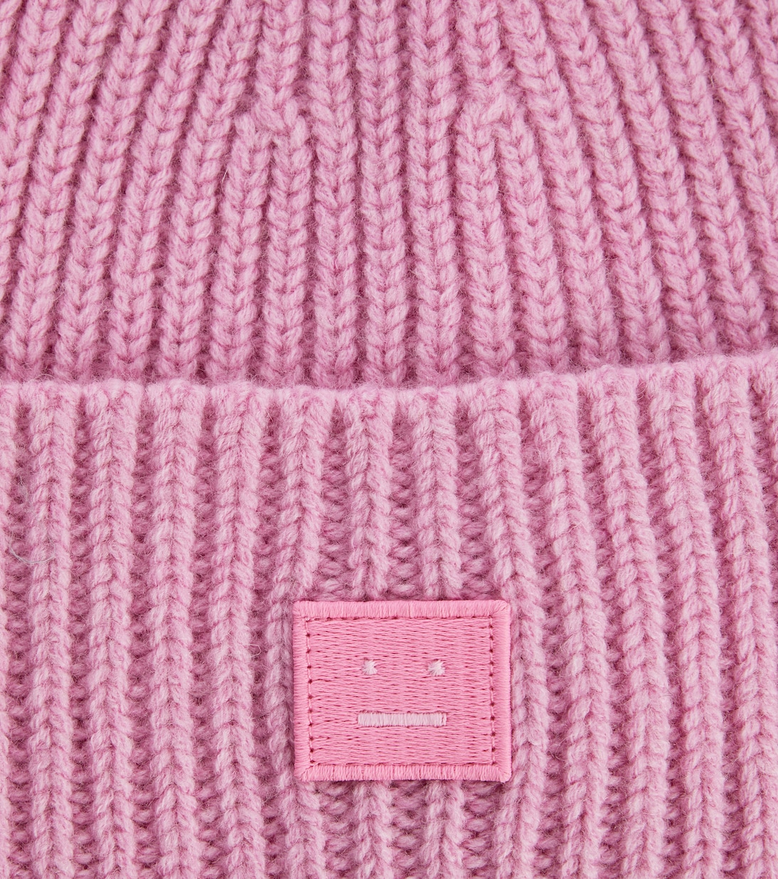 Face ribbed-knit wool beanie | Acne Studios Kids