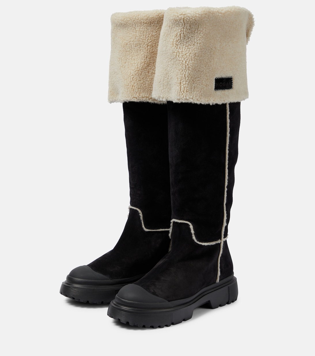 Botas altas H619 de ante | Hogan