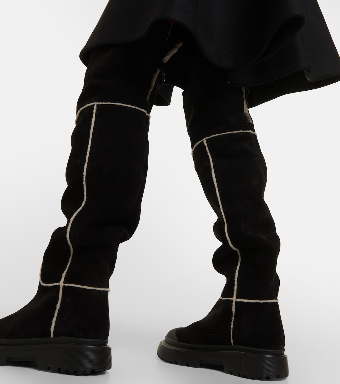 Botas altas H619 de ante | Hogan