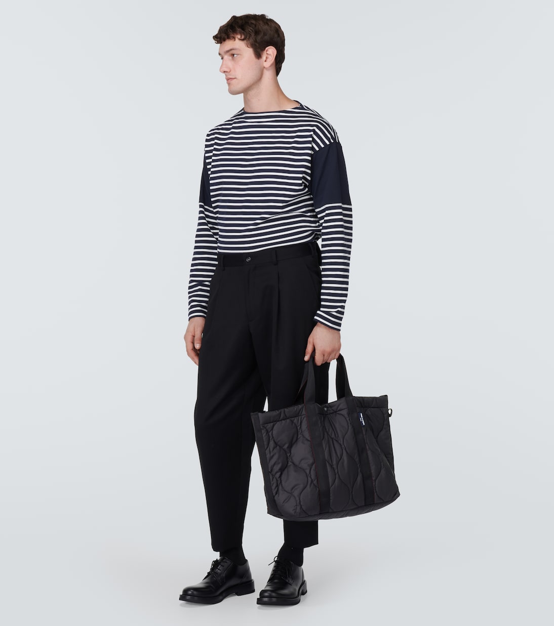 Camiseta en jersey de algodón a rayas | Comme des Garçons Homme