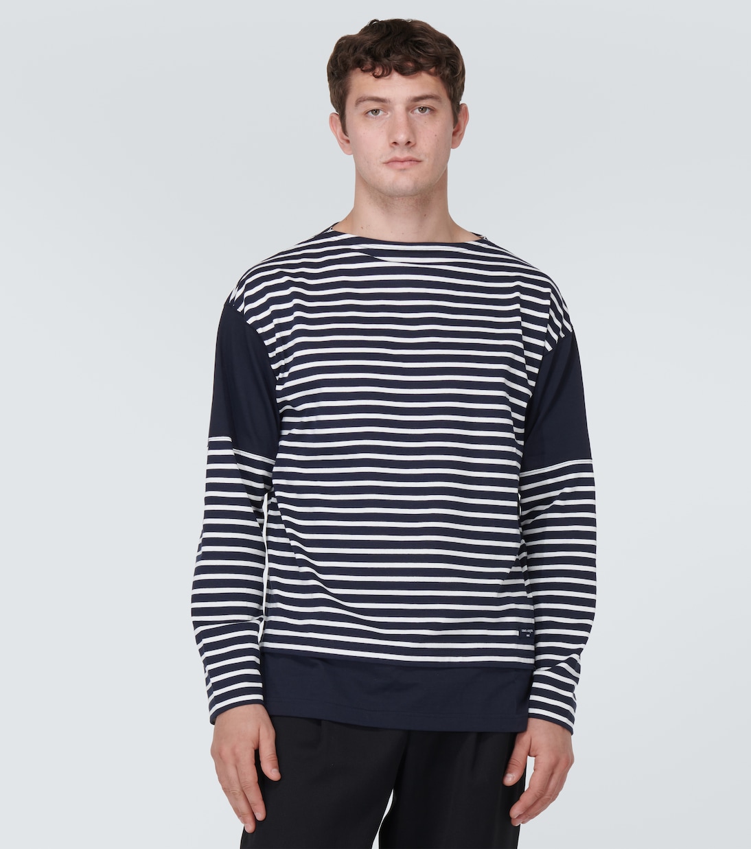 Camiseta en jersey de algodón a rayas | Comme des Garçons Homme