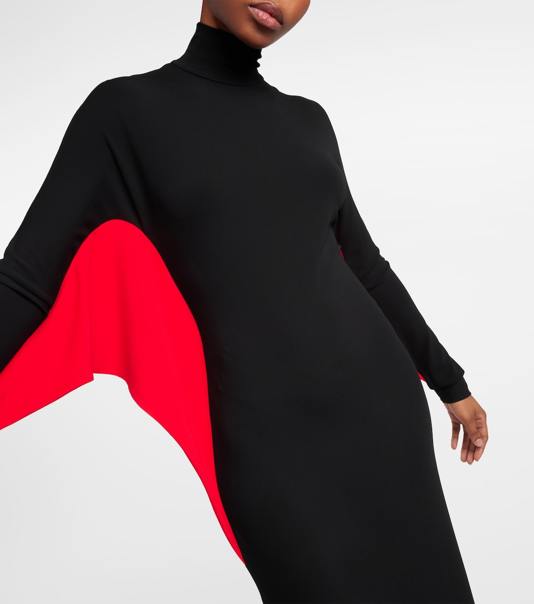 Abito midi con collo alto | Ferragamo