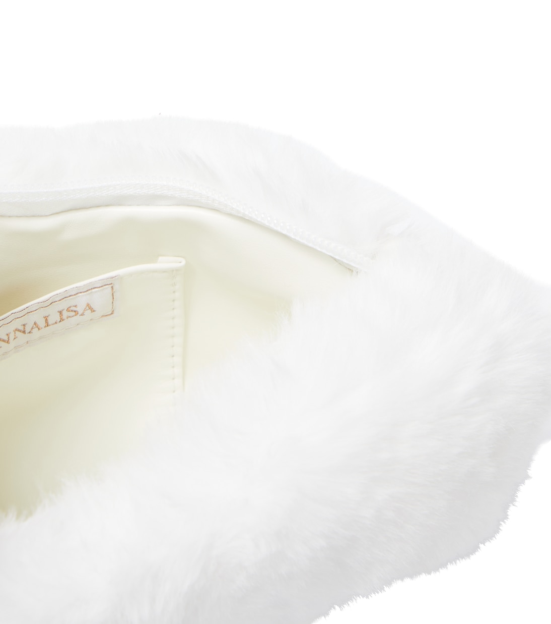 Sac en fourrure synthétique à ornements | Monnalisa