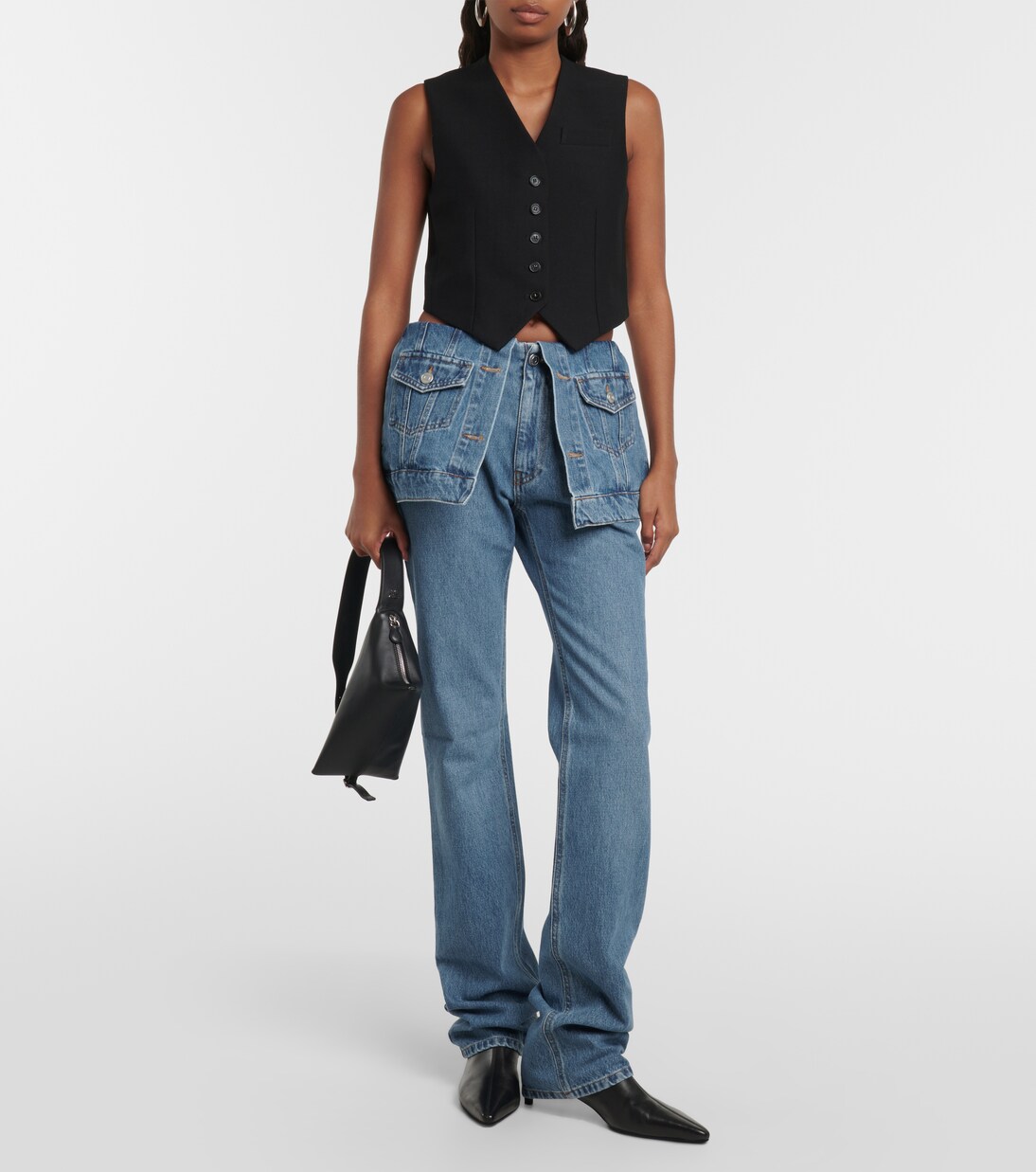 Pocket flap jeans online
