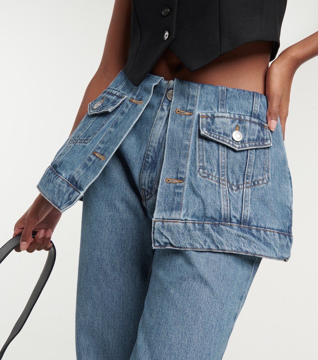 Jeans con solapas | Coperni