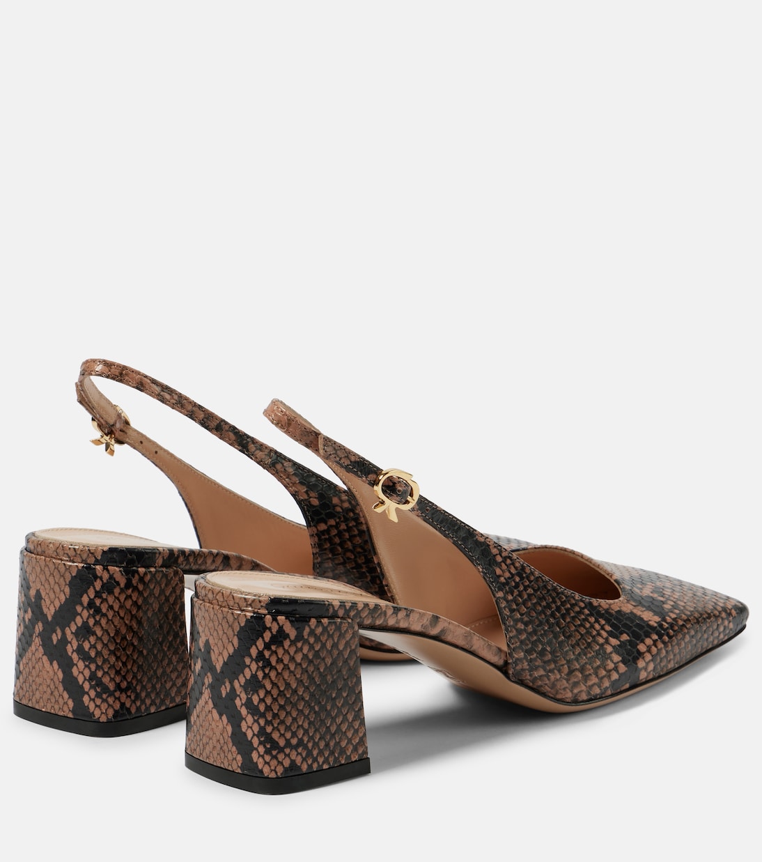 Slingback-Pumps Borneo aus Leder | Gianvito Rossi