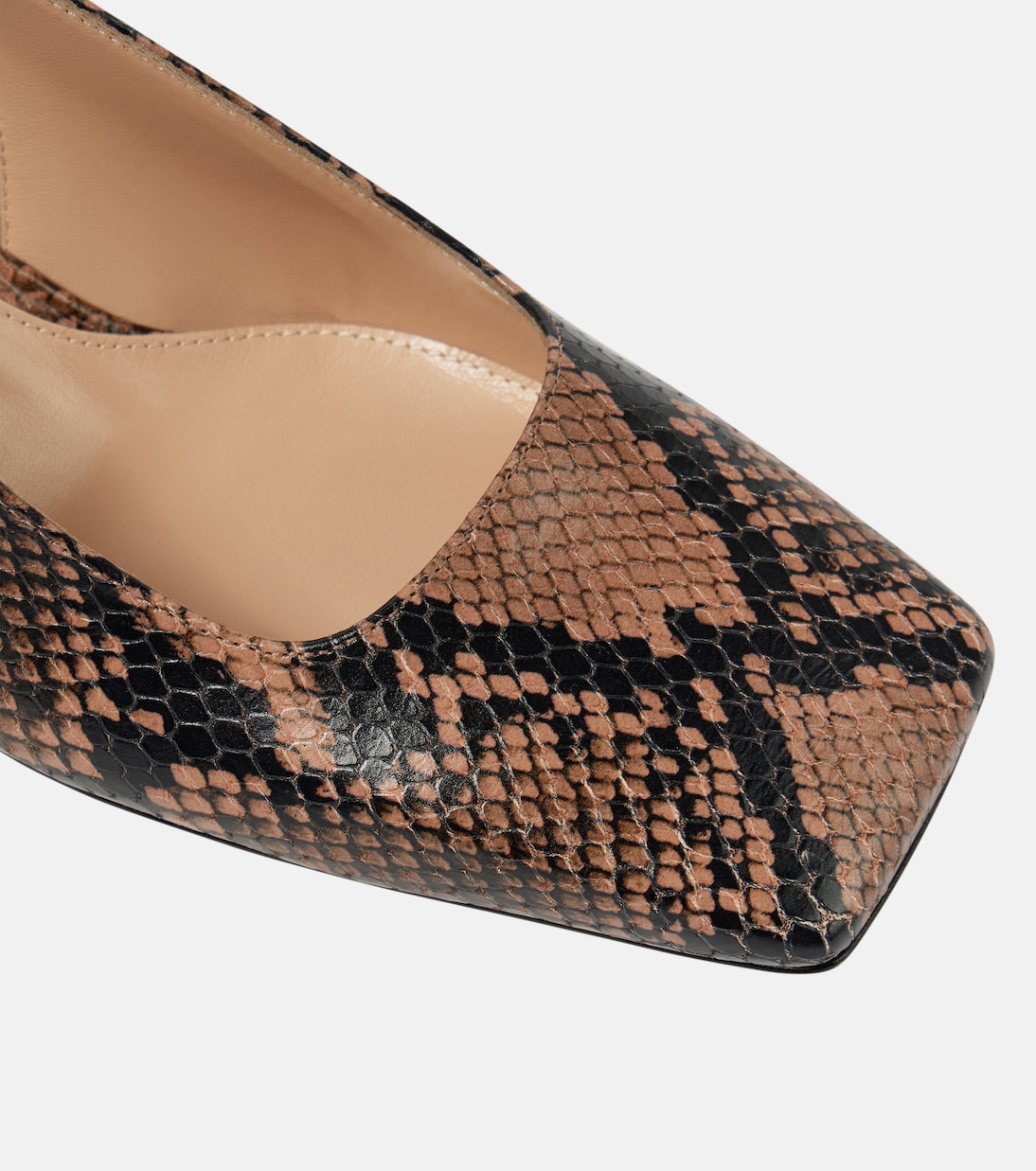Slingback-Pumps Borneo aus Leder | Gianvito Rossi