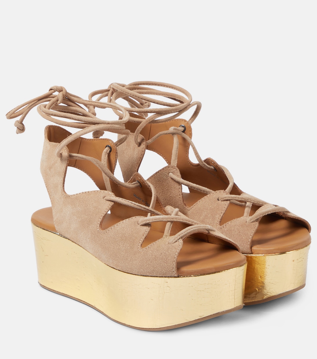Sandali Liana 70 in suede con zeppa | See By Chloé