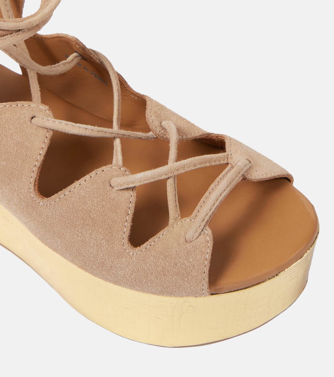 Sandali Liana 70 in suede con zeppa | See By Chloé