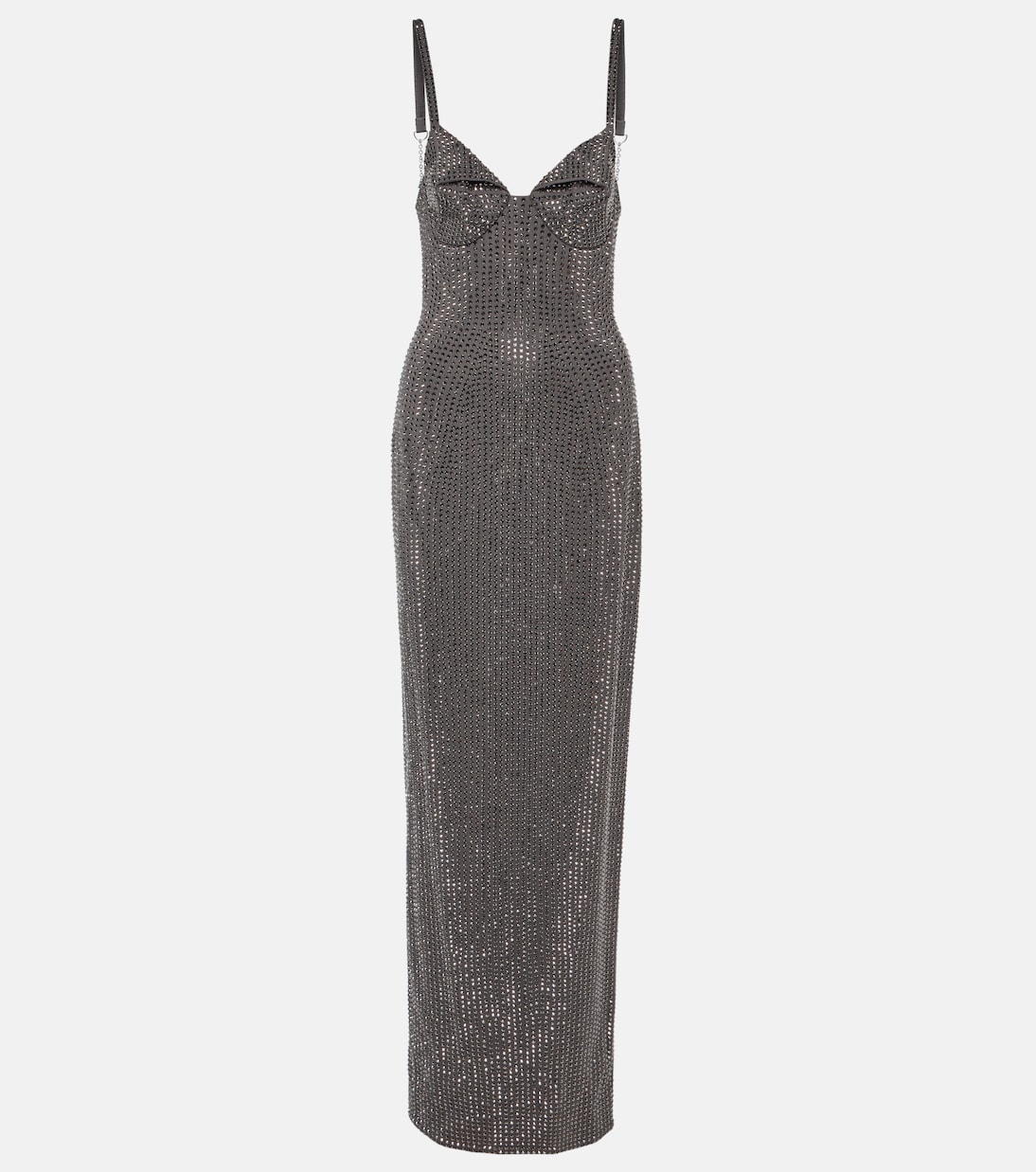 Robe aus Jersey mit Kristallen | Area