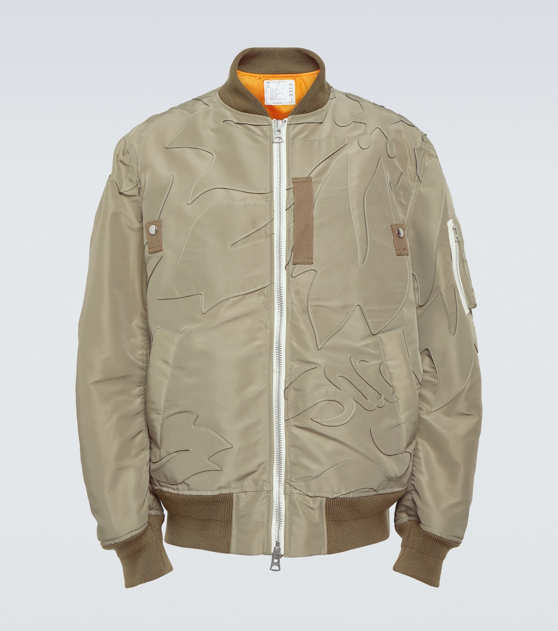 Embroidered twill bomber jacket | Sacai