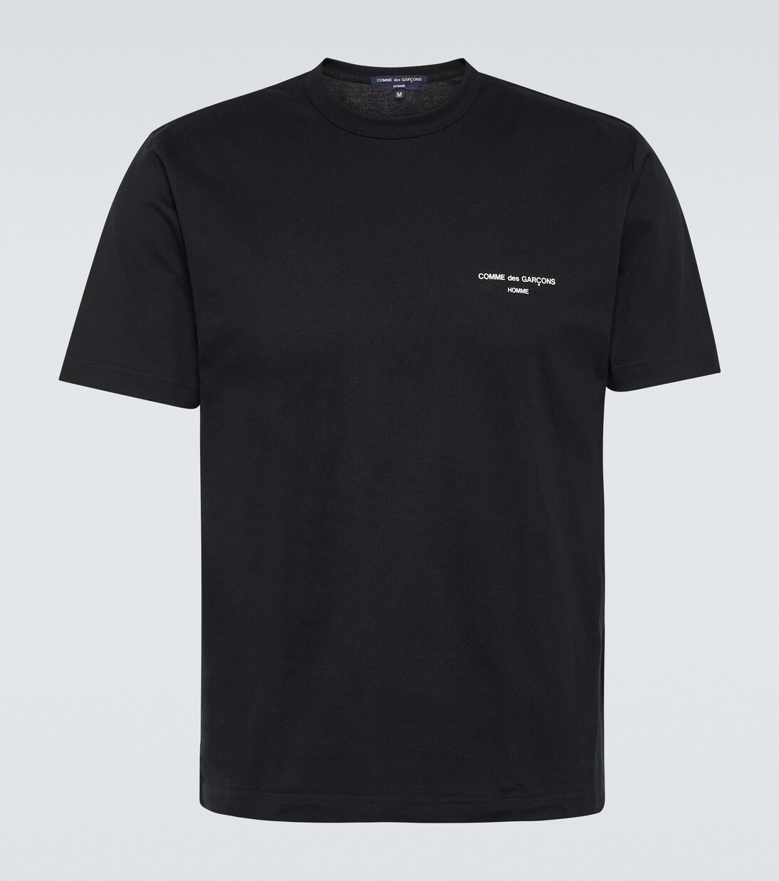 Cotton jersey T-shirt in black - Comme Des Garcons Homme | Mytheresa