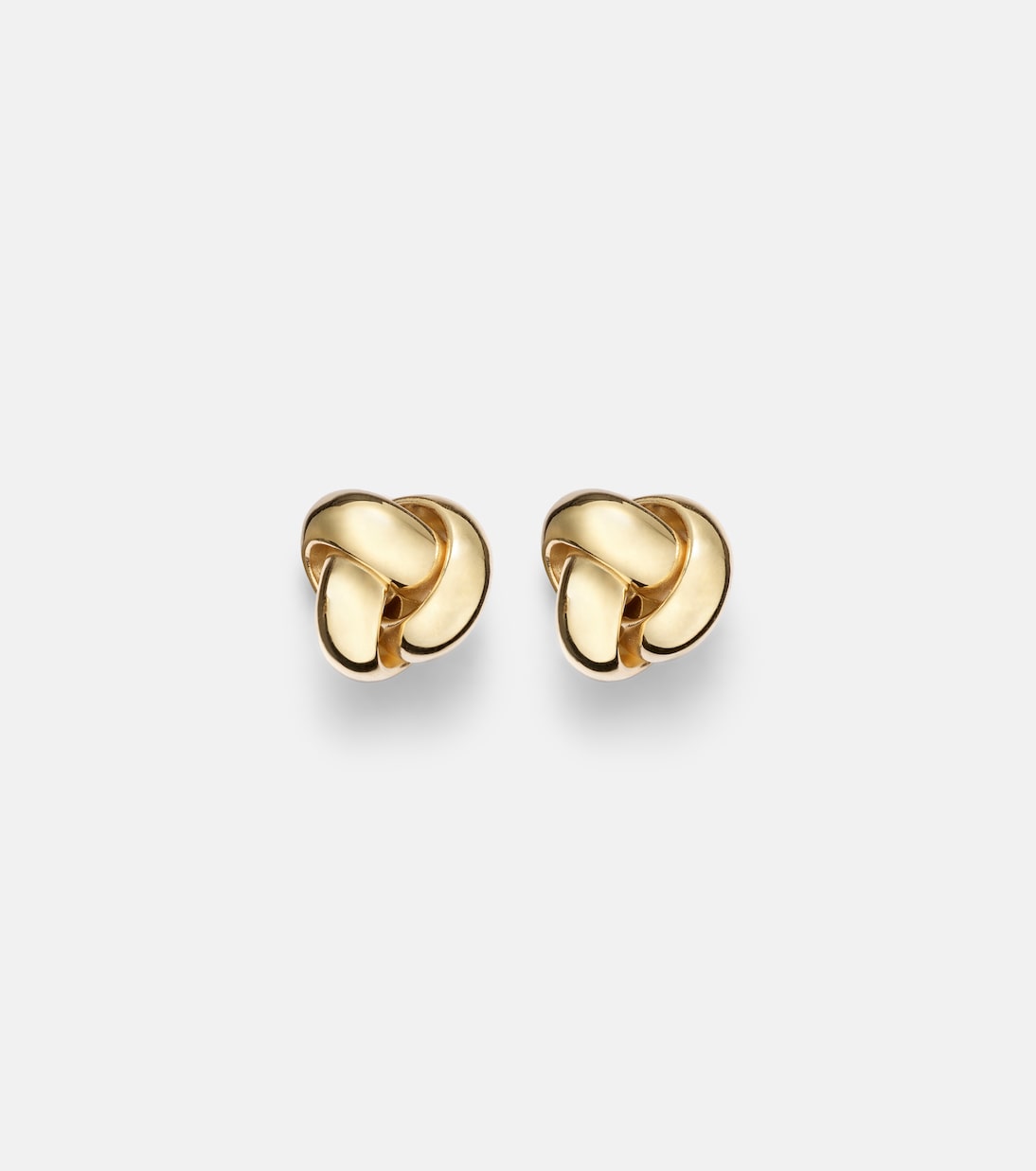 Orecchini in oro 14kt con nodo soffiato - Stile giovane e moderno