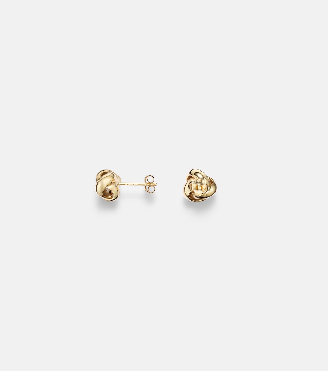 Orecchini in oro 14kt con nodo soffiato - Stile giovane e moderno