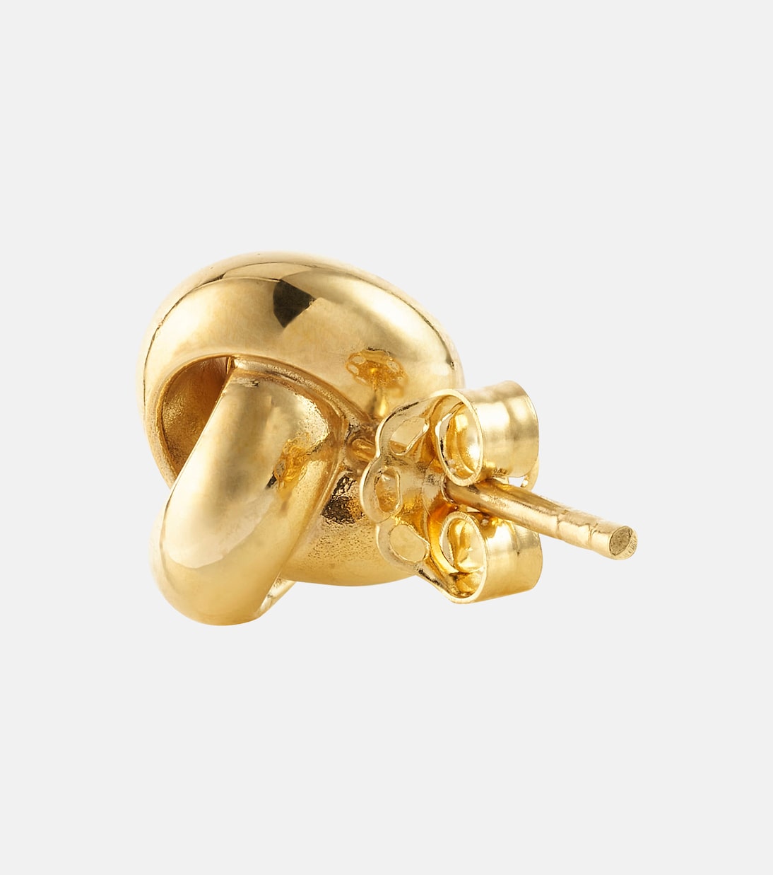 Orecchini in oro 14kt con nodo soffiato - Stile giovane e moderno