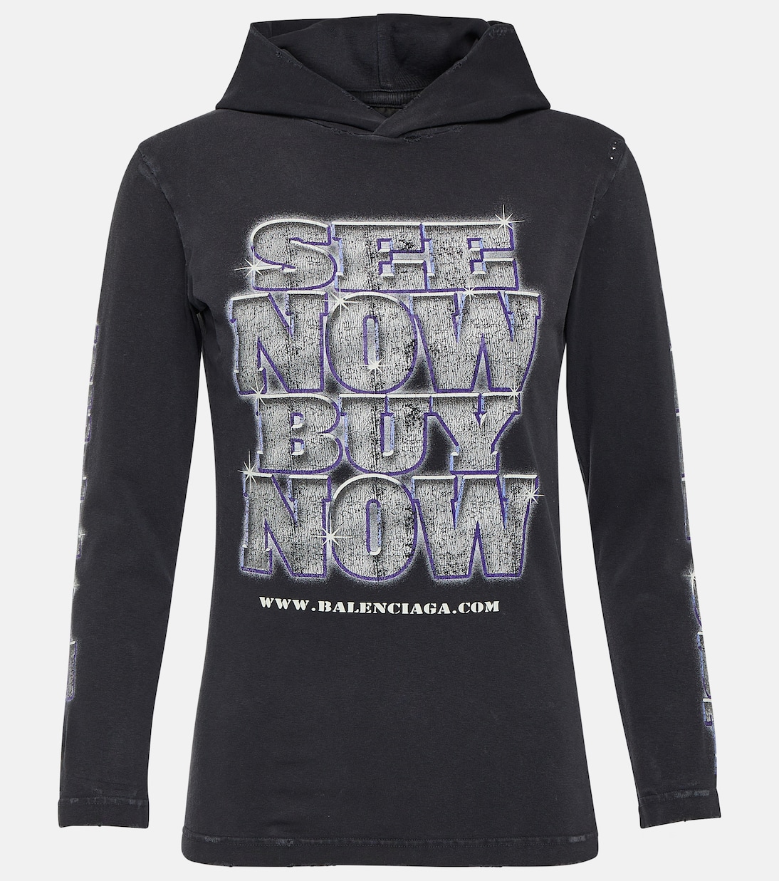 Hoodie SNBN aus Jersey | Balenciaga