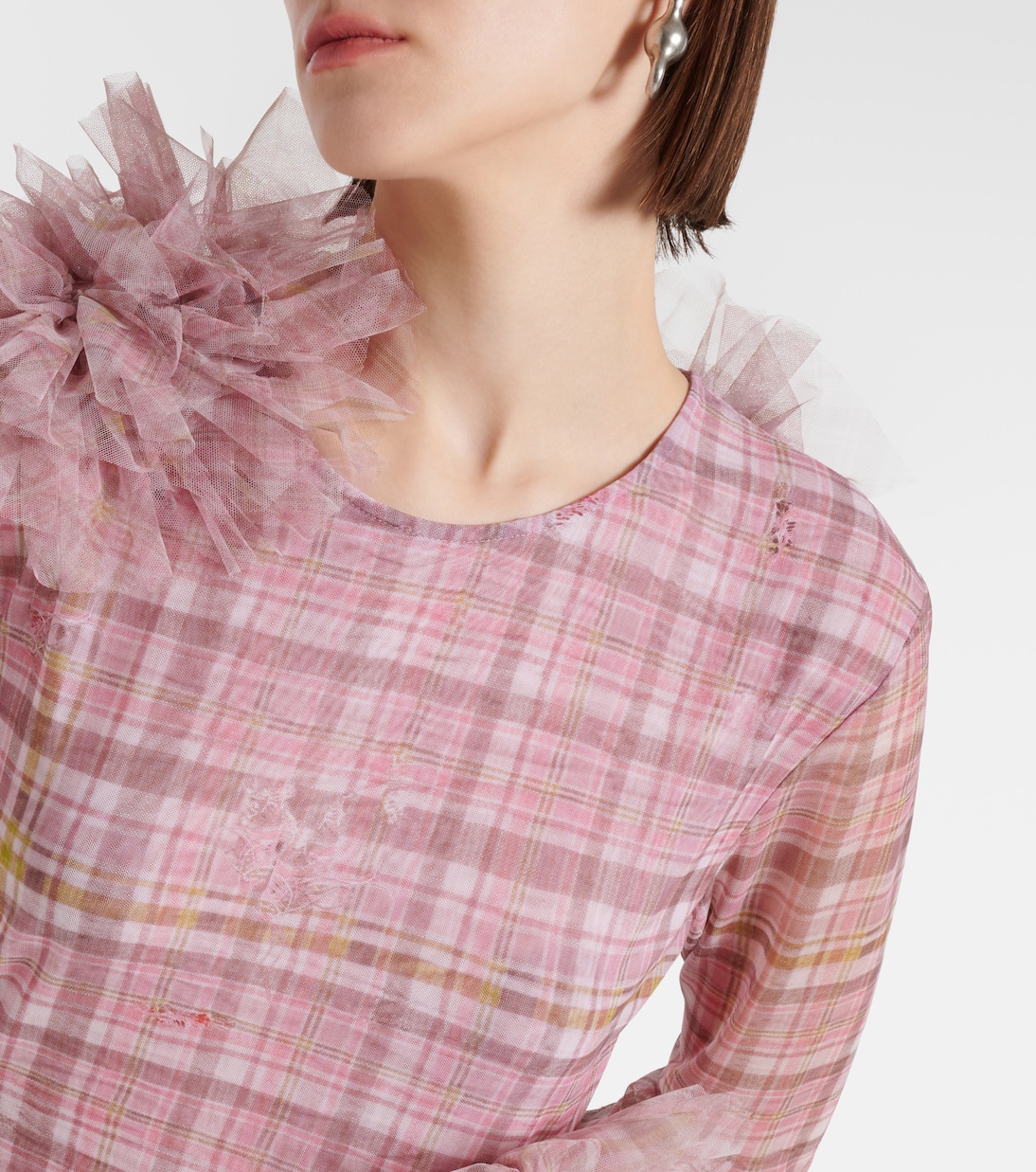 Robe Dinana à carreaux | Acne Studios