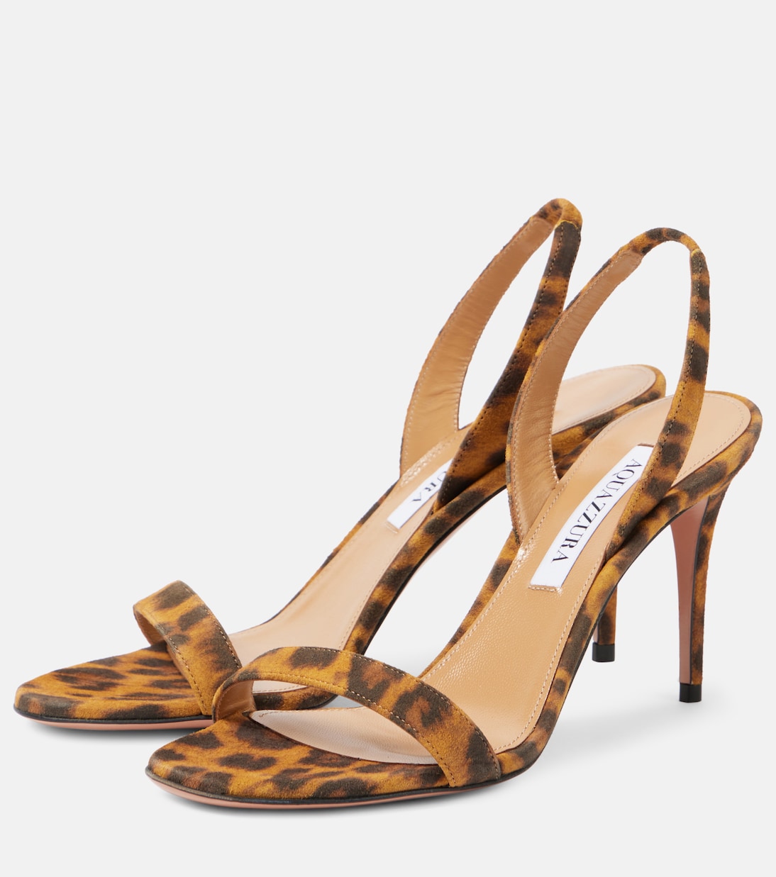 Sandali So Nude 85 in suede | Aquazzura