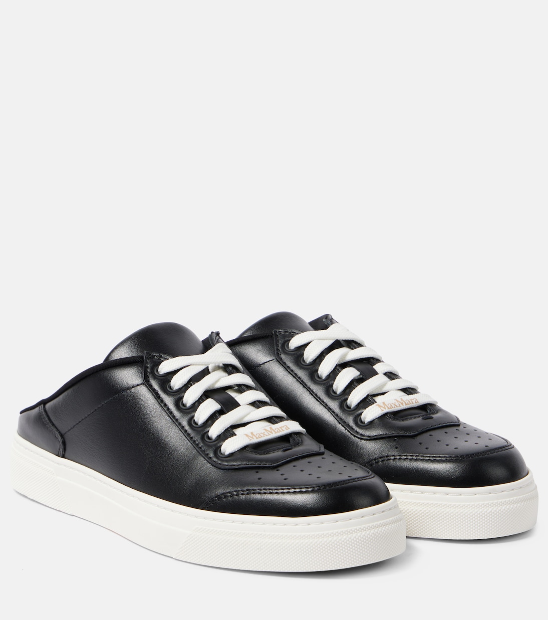 Slippers Slide aus Leder | Max Mara