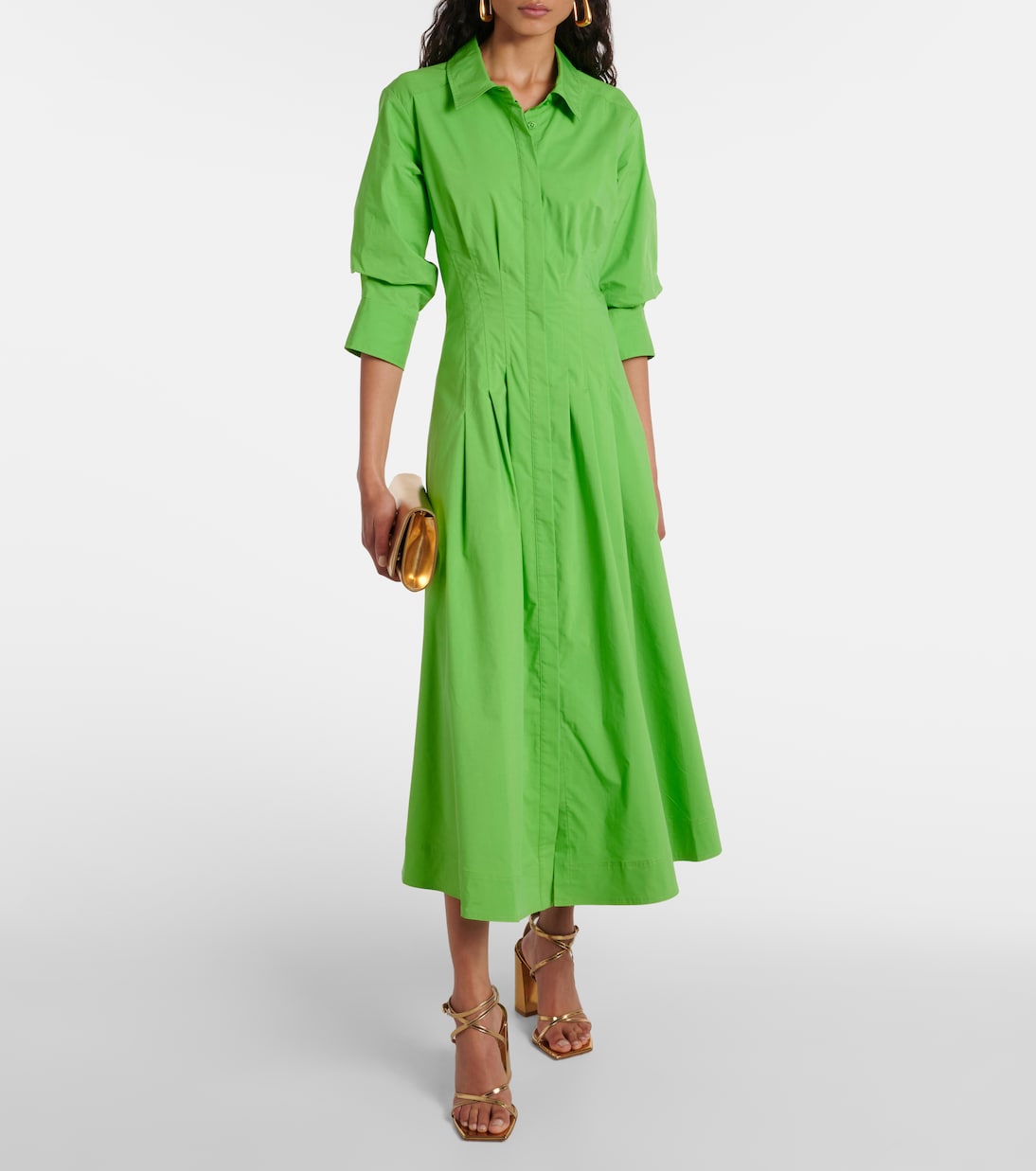 Signature Jazz poplin shirt dress | Simkhai