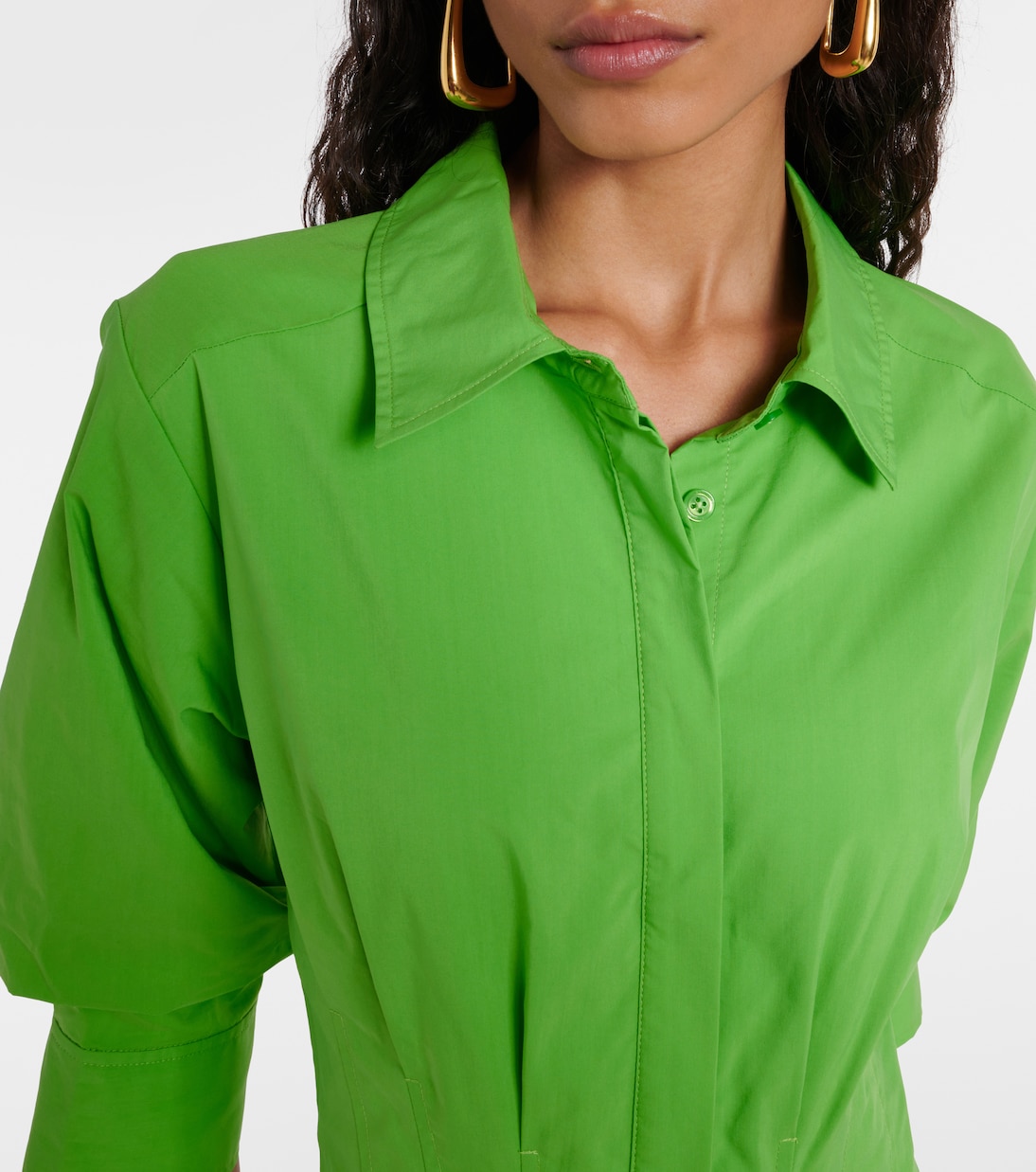 Signature Jazz poplin shirt dress | Simkhai