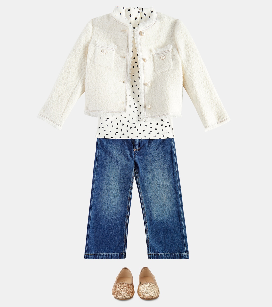 Top Beryl in jersey di cotone a pois | Bonpoint