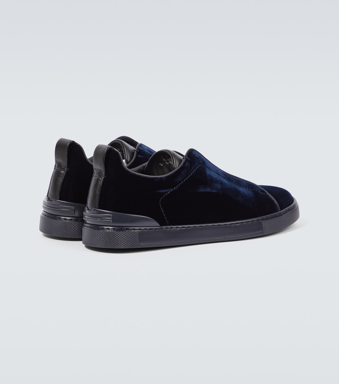 Triple Stitch suede-trimmed sneakers | Zegna