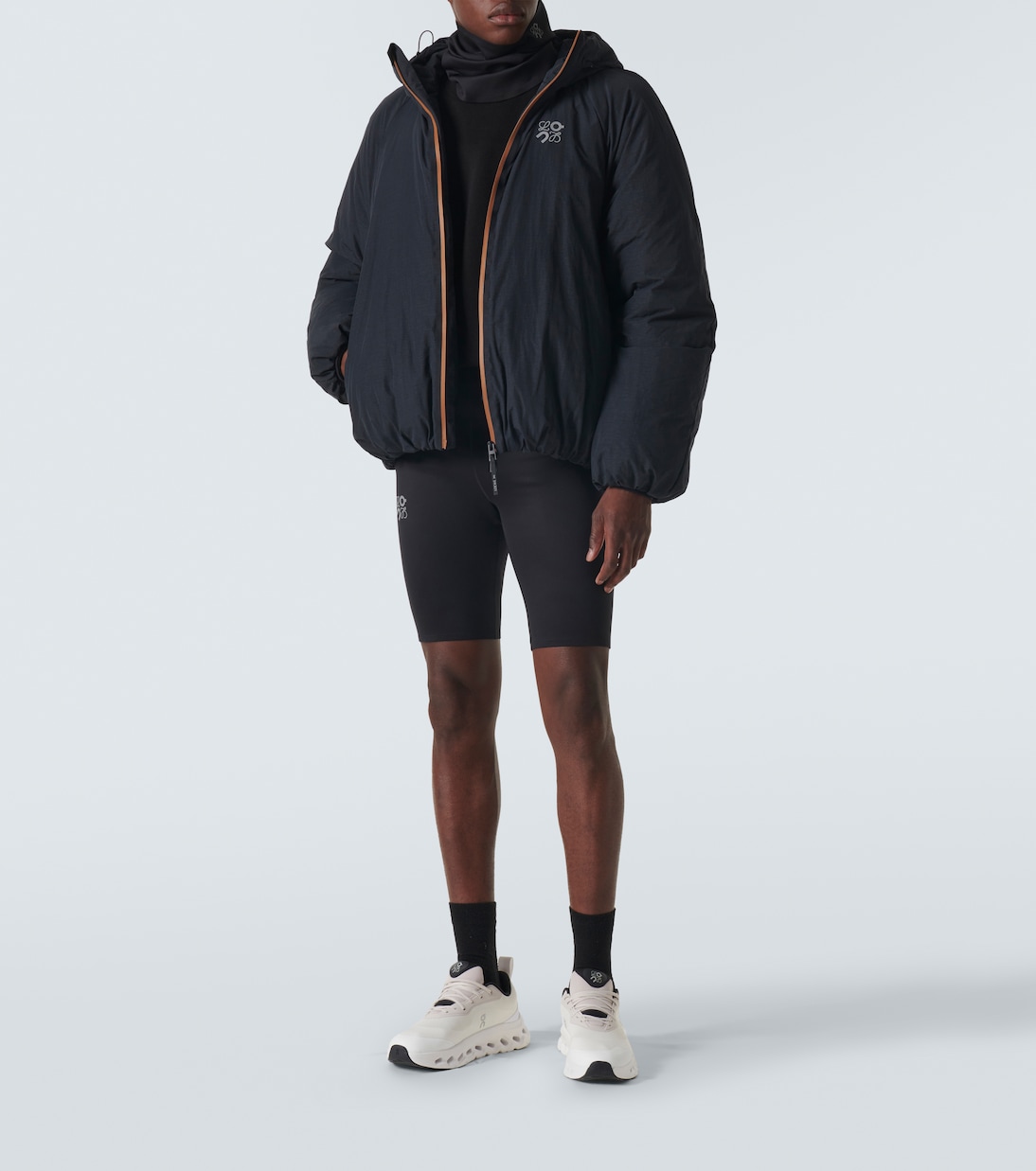 x On - Sciarpa in tessuto tecnico con logo | Loewe