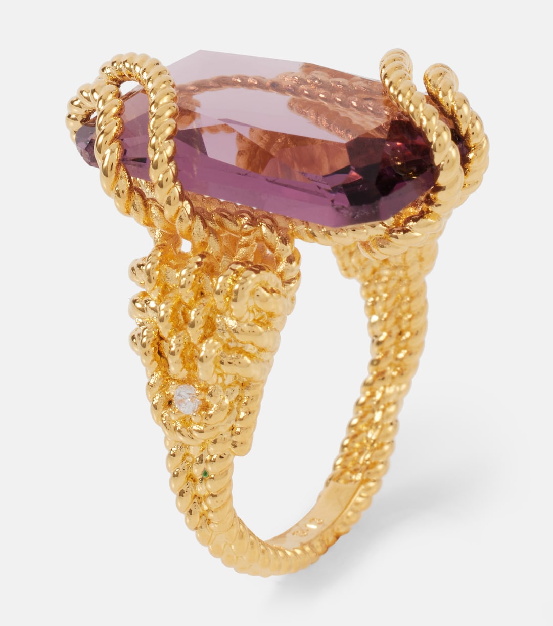 Bague Bloom en plaqué or à ornements | Zimmermann