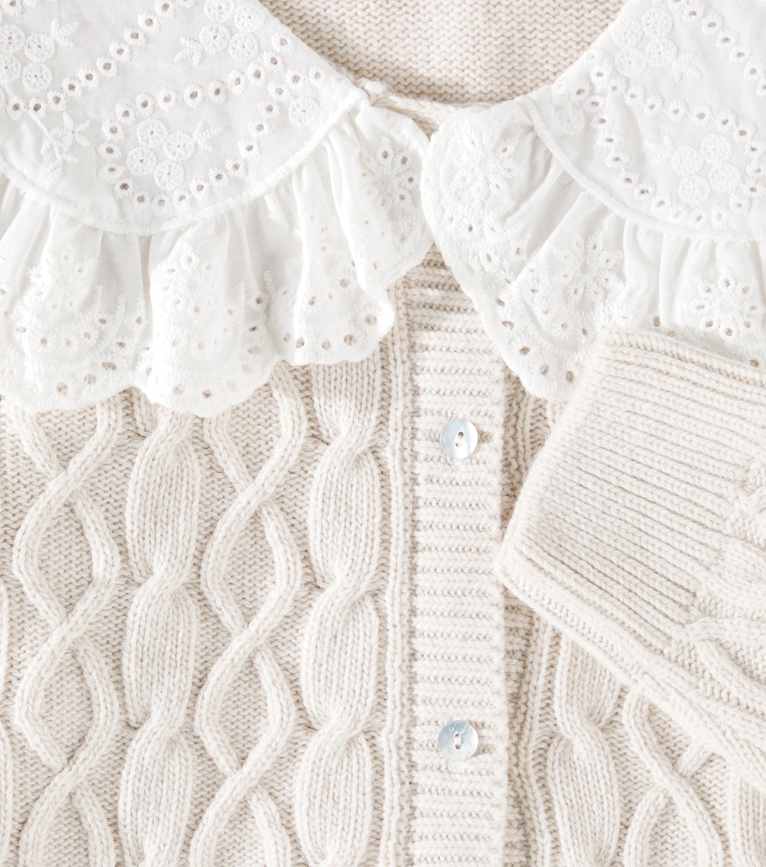 Cardigan Reykjaviik en maille torsadée | The New Society