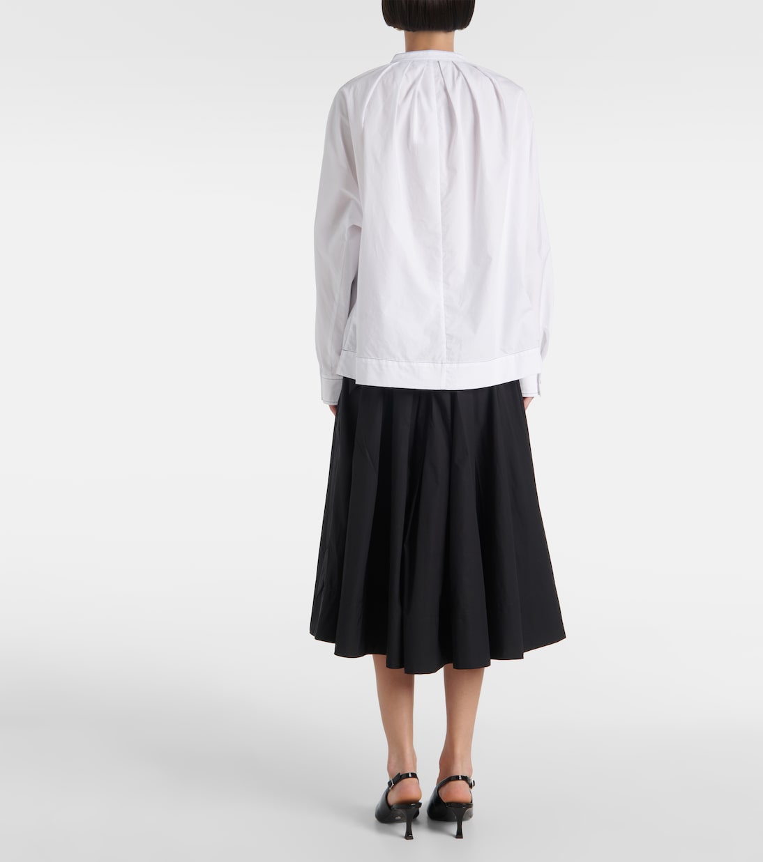 Camisa White Label de popelín de algodón | Proenza Schouler